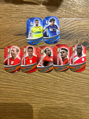 Metal football tags used, collectible