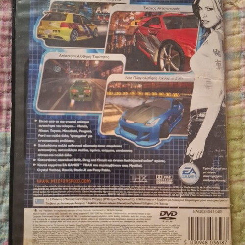 Need for Speed Underground PS2 game