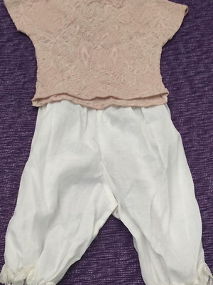Summer baby set new, cotton, for girl up to 6 months
