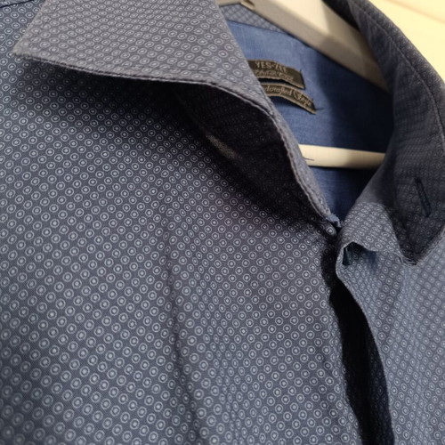 Yes Zee men's slim fit shirt blue size L like new