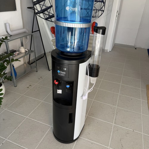 Oasis Water Cooler Inox ISS-FF with Filter and Mini Fridge like new