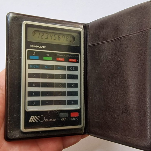 Sharp EL-8140 Electronic Calculator like new