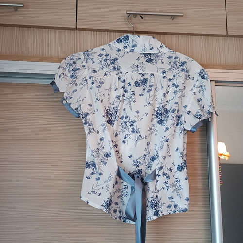 Forel women's summer floral shirt, size 48