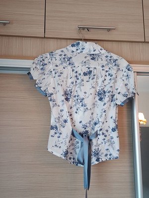 Forel women's summer floral shirt, size 48