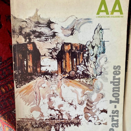 AA L'architecture d'aujourd'hui architectural magazine 5 used issues 1975