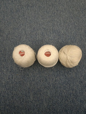 Egyptian thread used, pack of 3 Queen 704 meters