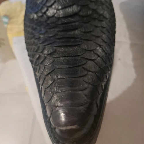 Vintage Python Sancho Cowboy Boots like new, size 44, black