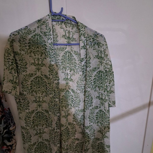 Beach clothes from Shein like new, XXL, white and green