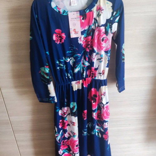 Long Dress unused, multicolored for ages 5-6