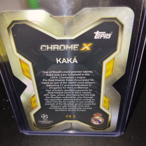 Kaká Chrome X Match Attax card new