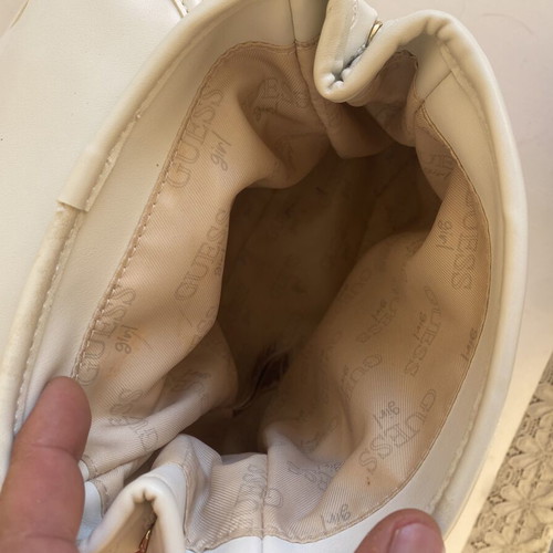 Guess women's backpack like new, white