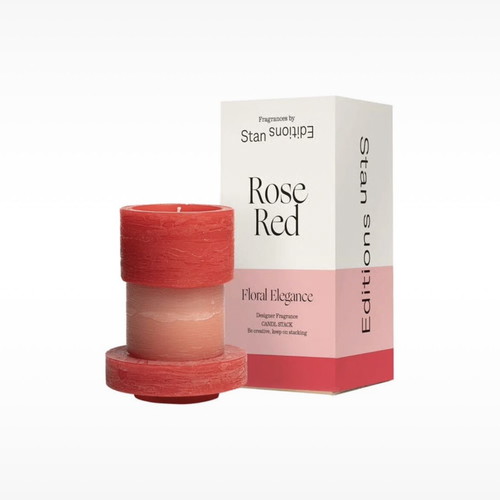 Stan Edition scented candle, new, rose red