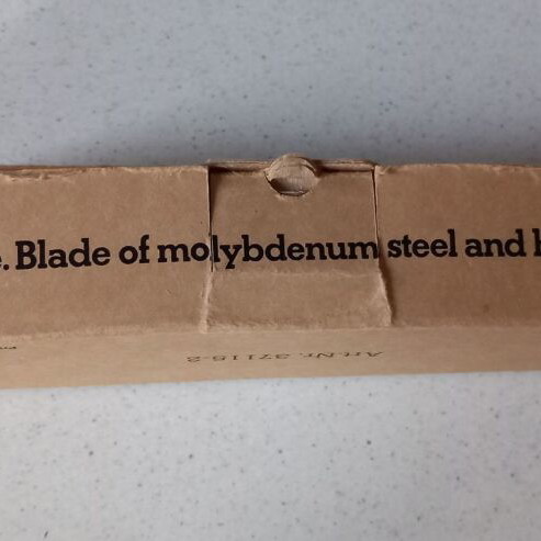 Boda Shop Sweden Diné Carving Set Knife Fork Carl Kihlberg Steel Rosewood In Box 70s