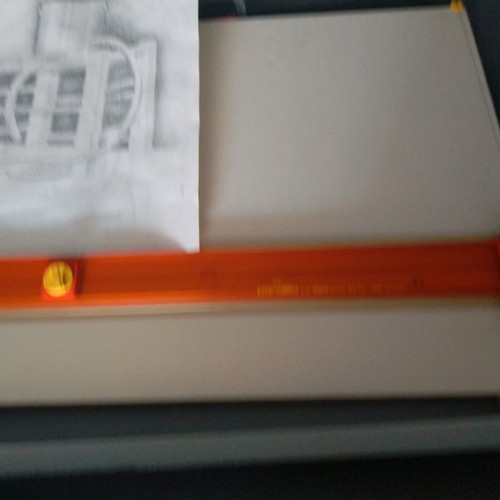 Bag with drawing board and two design carrying bags with rulers