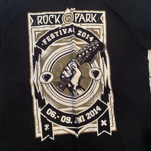Rock T-shirt XL 2014 Rock Im Park with Metallica and Iron Maiden