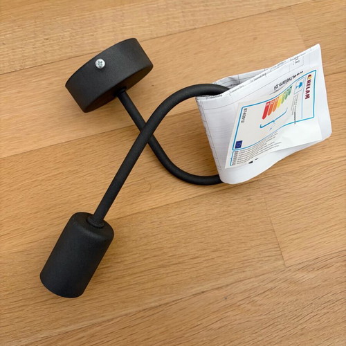 Black wall light new