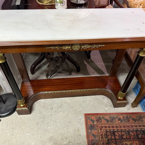 Saridis Console white marble like new