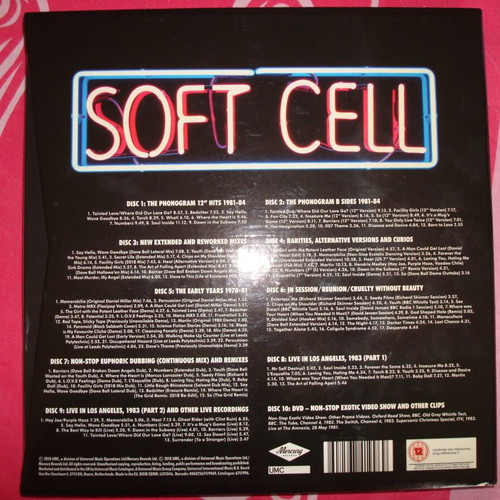 Soft Cell Keychains & Snowstorms The Soft Cell Story Super Deluxe Boxset like new