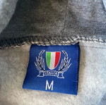 Unisex Italia sweatshirt medium like new, gray