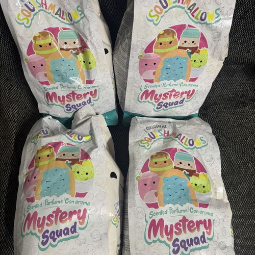 Squishmallows Mystery Squad 4 bags new