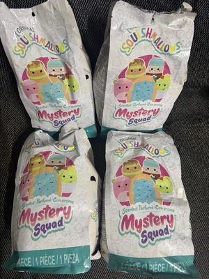 Squishmallows Mystery Squad 4 bags new