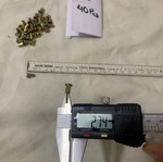 Metal Threaded Rivet Set like new