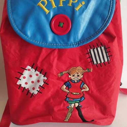 Pippi Longstocking vintage backpack used
