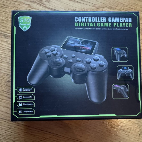 Retro handheld console S10 Gamepad with 520 built-in games like new