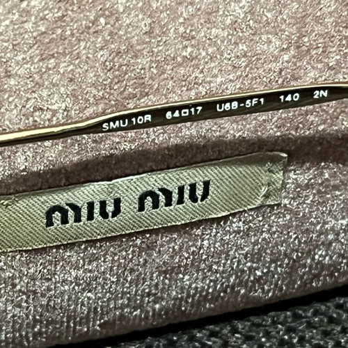 Miu Miu SMU 10R sunglasses women’s size 64-17, like new, violet gradient lenses