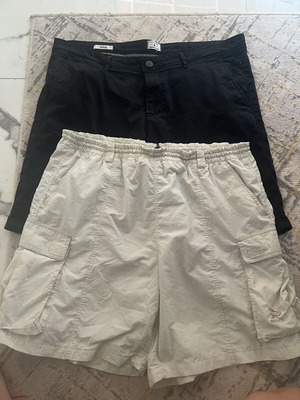 Ανδρικά κοντά παντελόνια Jack & Jones και Patrick μεταχειρισμένα, μεγέθη XL και XXL
