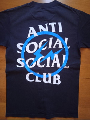 Anti Social Social Club x Fragment μπλούζα μεταχειρισμένη, μαύρη, μέγεθος S