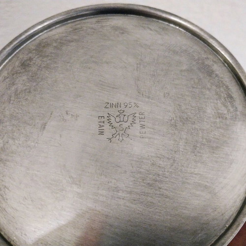 Tin bottle new handmade with authenticity stamp