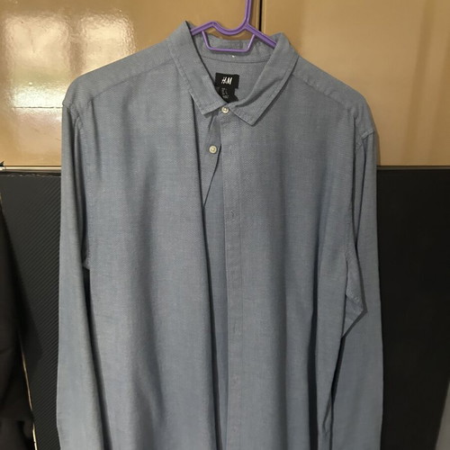 H&M light blue shirt size L