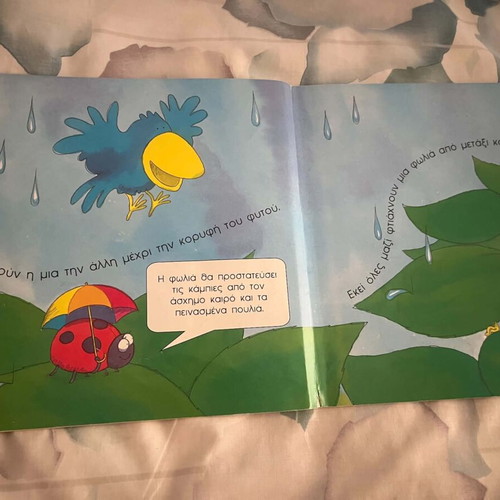 Disappeared The Caterpillar book like new, Greek