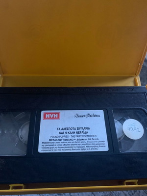 Pound Puppies and The Fairy Dogmother VHS used, dubbed