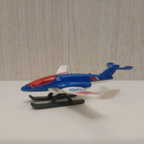 Hot Wheels Sky Busters Snow Explorer die-cast aircraft used blue
