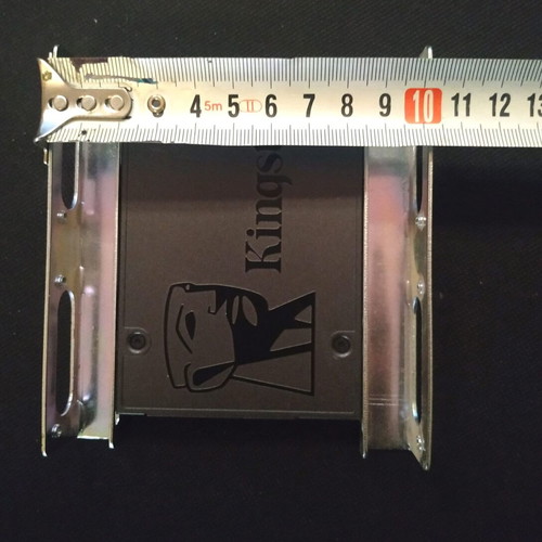 Metal brackets for 2.5" to 3.5" drive bay like new