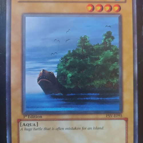 Island Turtle Yugioh card like new
