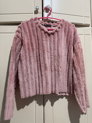 Zara pullover small pink like new