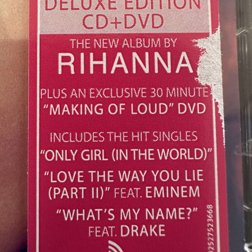 Rihanna Loud Deluxe Edition CD and DVD like new