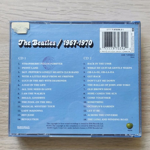 Beatles The Blue Album CD used in excellent condition