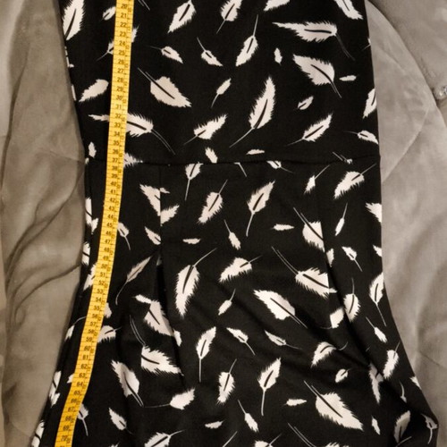 Summer dress new with tag, black and white, size M