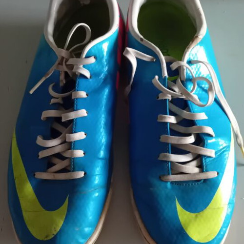 Nike Mercurial Victory IV TF football shoes used, size 43, blue