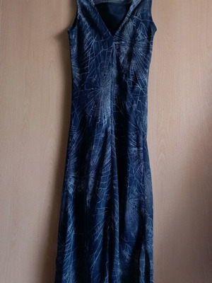 Angelo midi dress double, like new, size S, anthracite