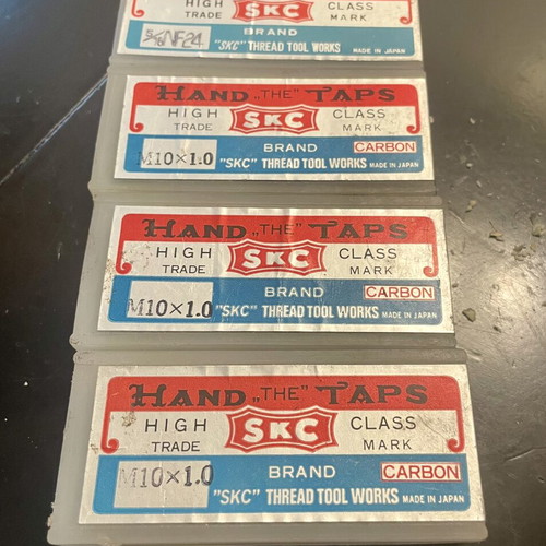 Hand taps SKC 10mm set made in Japan, new