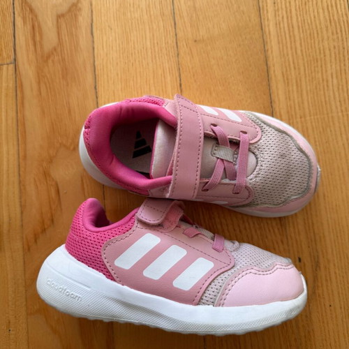 Adidas Tensaur Run 3.0 kids sneakers used, size 24, pink