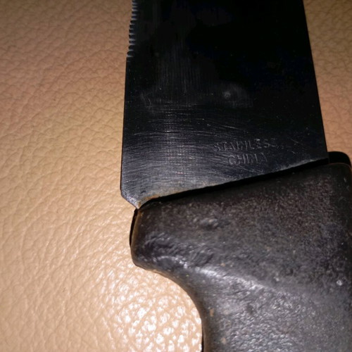 Large vintage kitchen knife like new