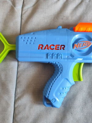 Nerf Nitro Racer Blaster like new by Hasbro