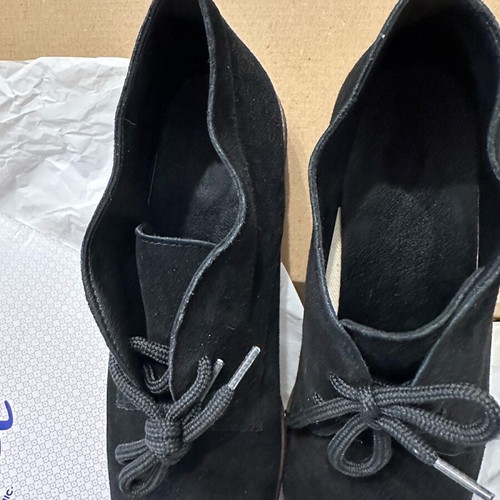 Parex suede women's ankle boots new, black, size 41