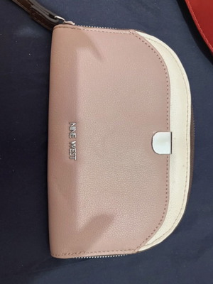 Nine West wallet used, beige and pink